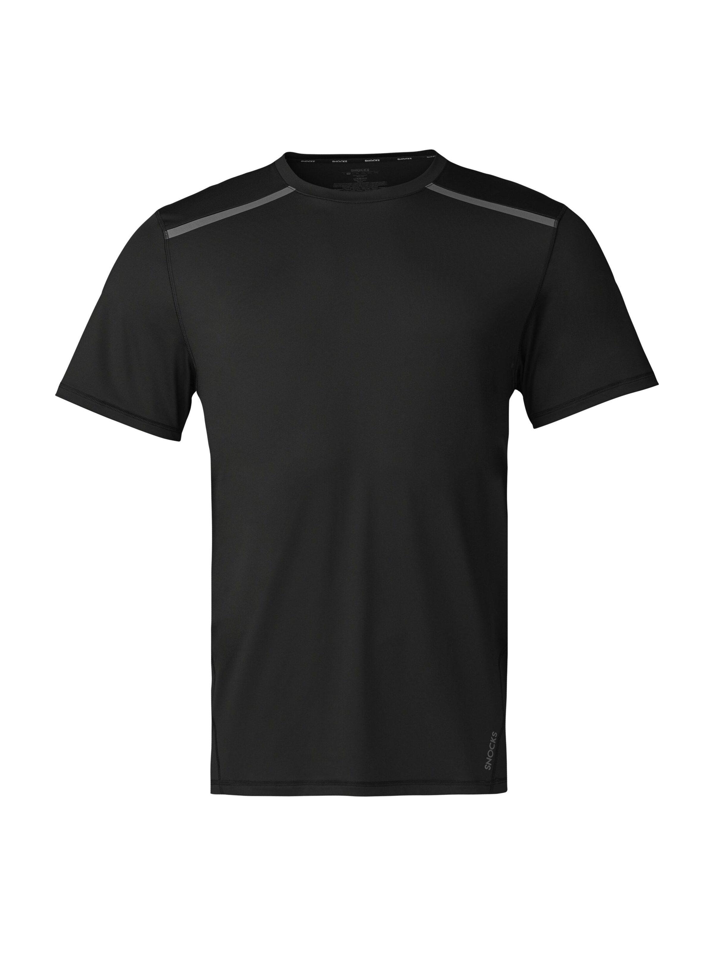 SNOCKS Performance Shirt in Black: front