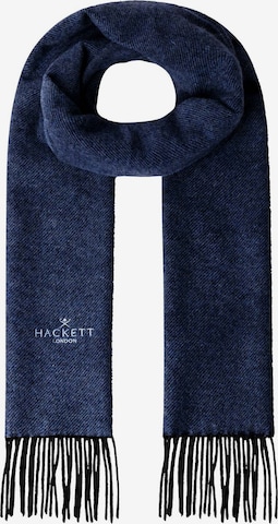 Hackett London Sjaal in Blauw: voorkant