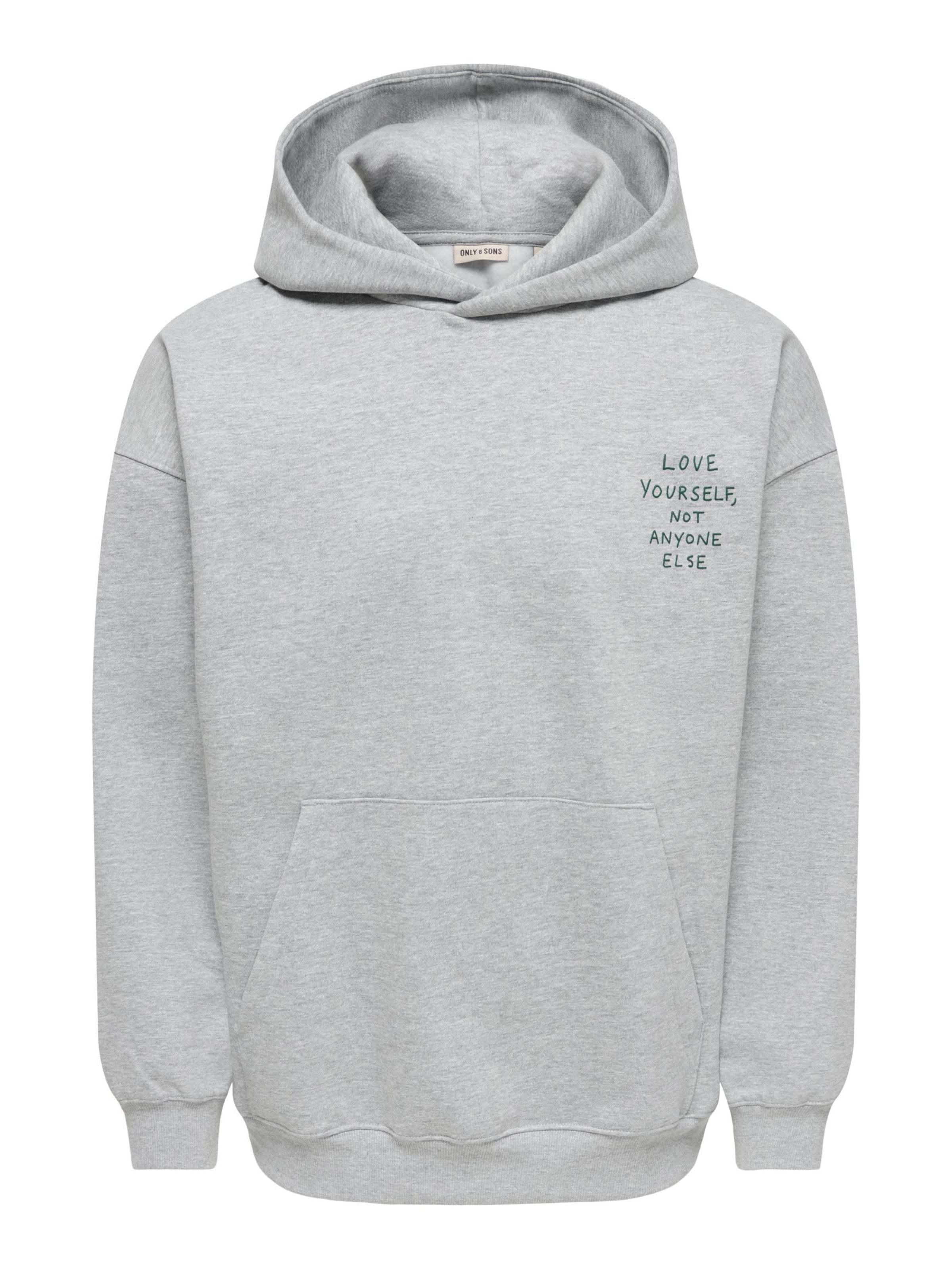 Felpa 'ONSHenry' di Only & Sons in grigio: frontale