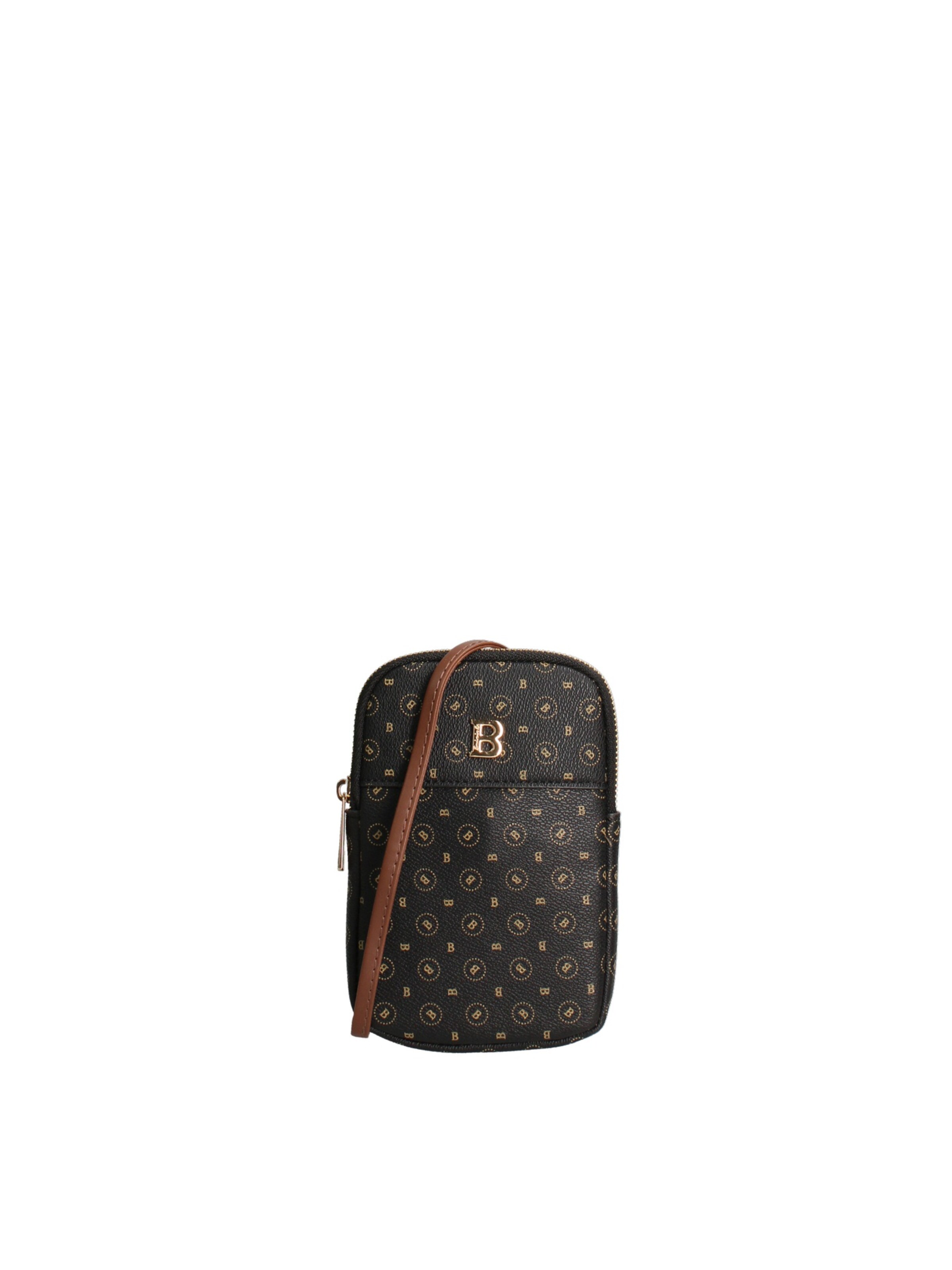 Briciole Shoulder Bag in Black: front