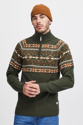 BLEND Sweater 'Nilo' in Green: front