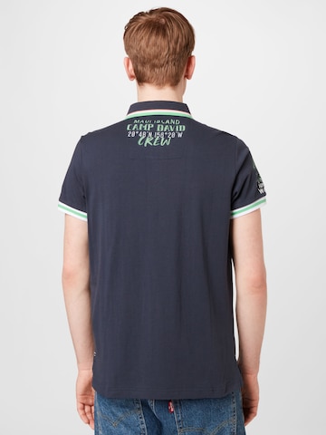 Tricou de la CAMP DAVID pe albastru