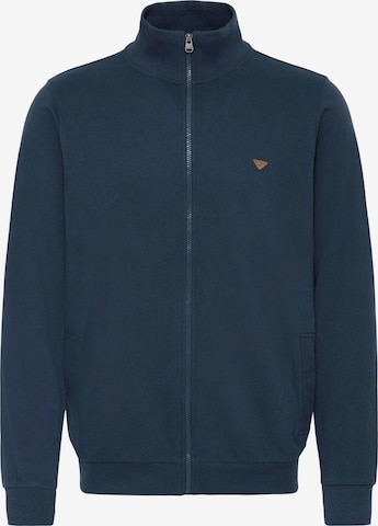 BLEND - Sudadera con cremallera ' BHLapox ' en azul: frente