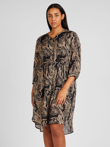 ONLY Carmakoma Shirt Dress 'BETSEY' in Black: front