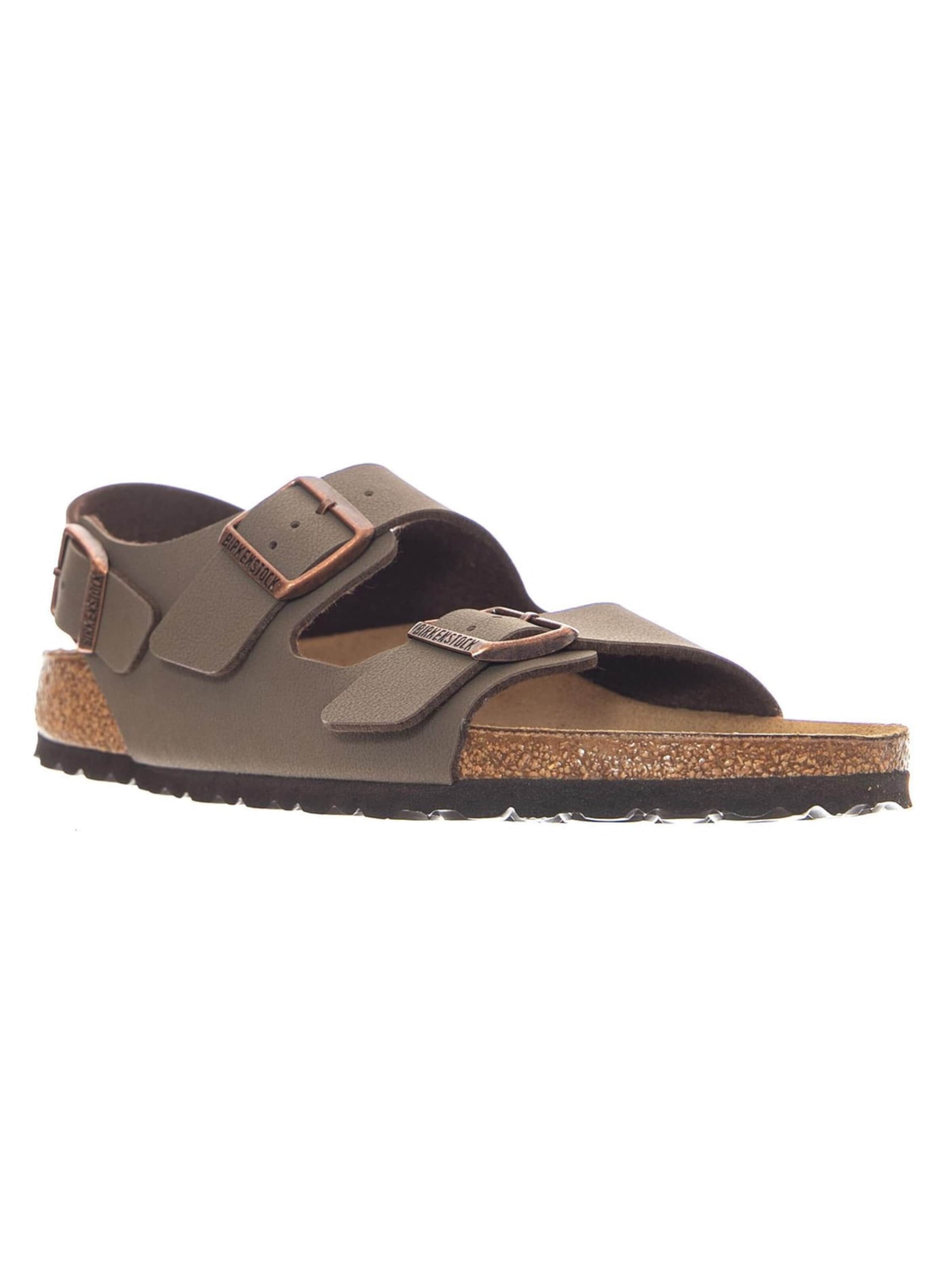 BIRKENSTOCK Sandały 'Milano' w kolorze brązowy: przód