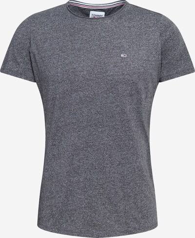 Tommy Jeans T-Shirt 'Jaspe' en bleu marine / gris chiné / rouge / blanc, Vue avec produit