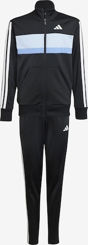 ADIDAS SPORTSWEAR Trainingsanzug 'Seasonal Essentials Tiberio' in Schwarz: Vorderseite