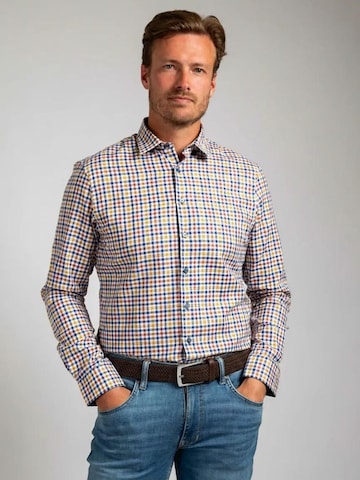 Suitable Slim fit Button Up Shirt in Mixed colors: front