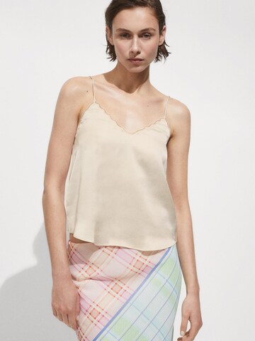 MANGO Top 'RACHY' in Beige