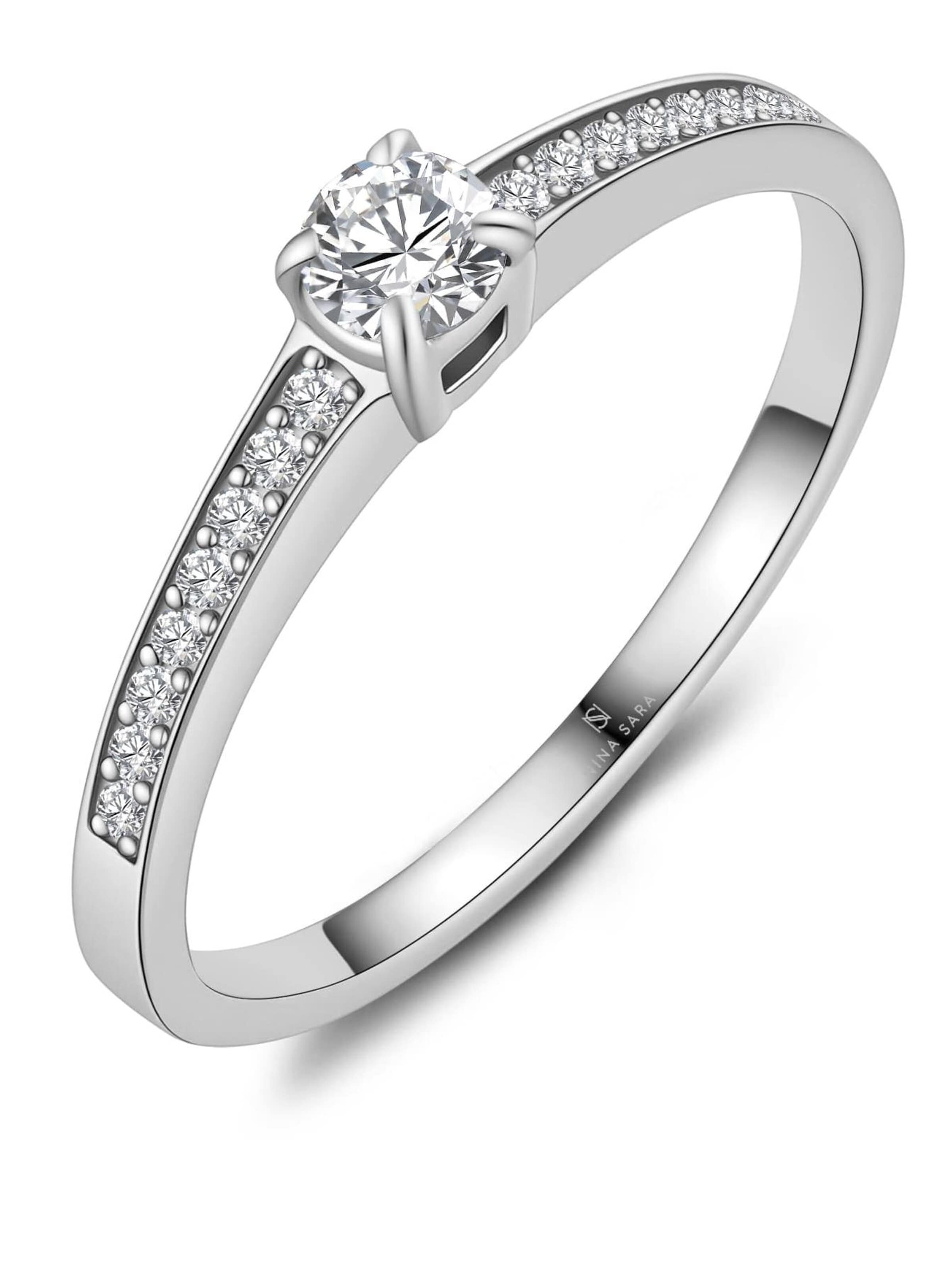 MARRYA - Anillo 'MARRYA NS-07 Antragsring aus Edelstahl' en plata: frente