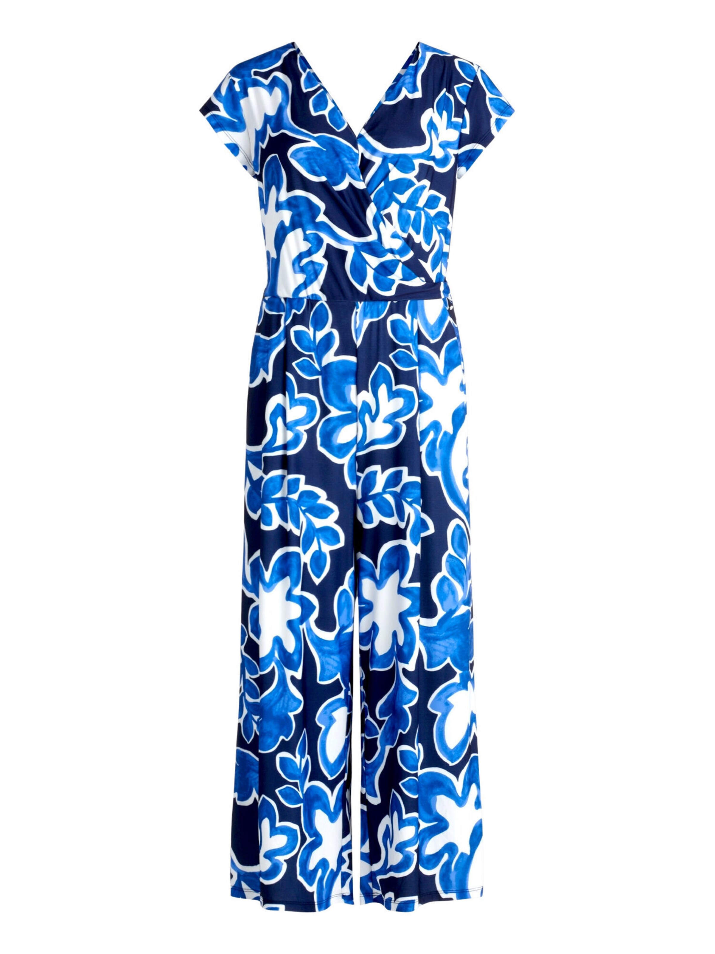 Betty & Co Jumpsuit in Blauw: voorkant