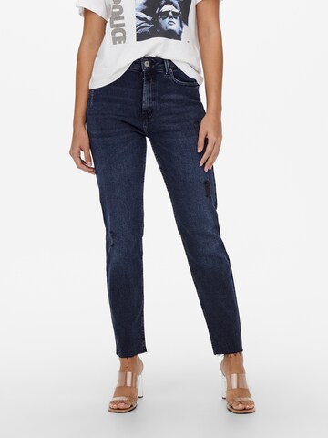 ONLY Regular Jeans in Blauw: voorkant