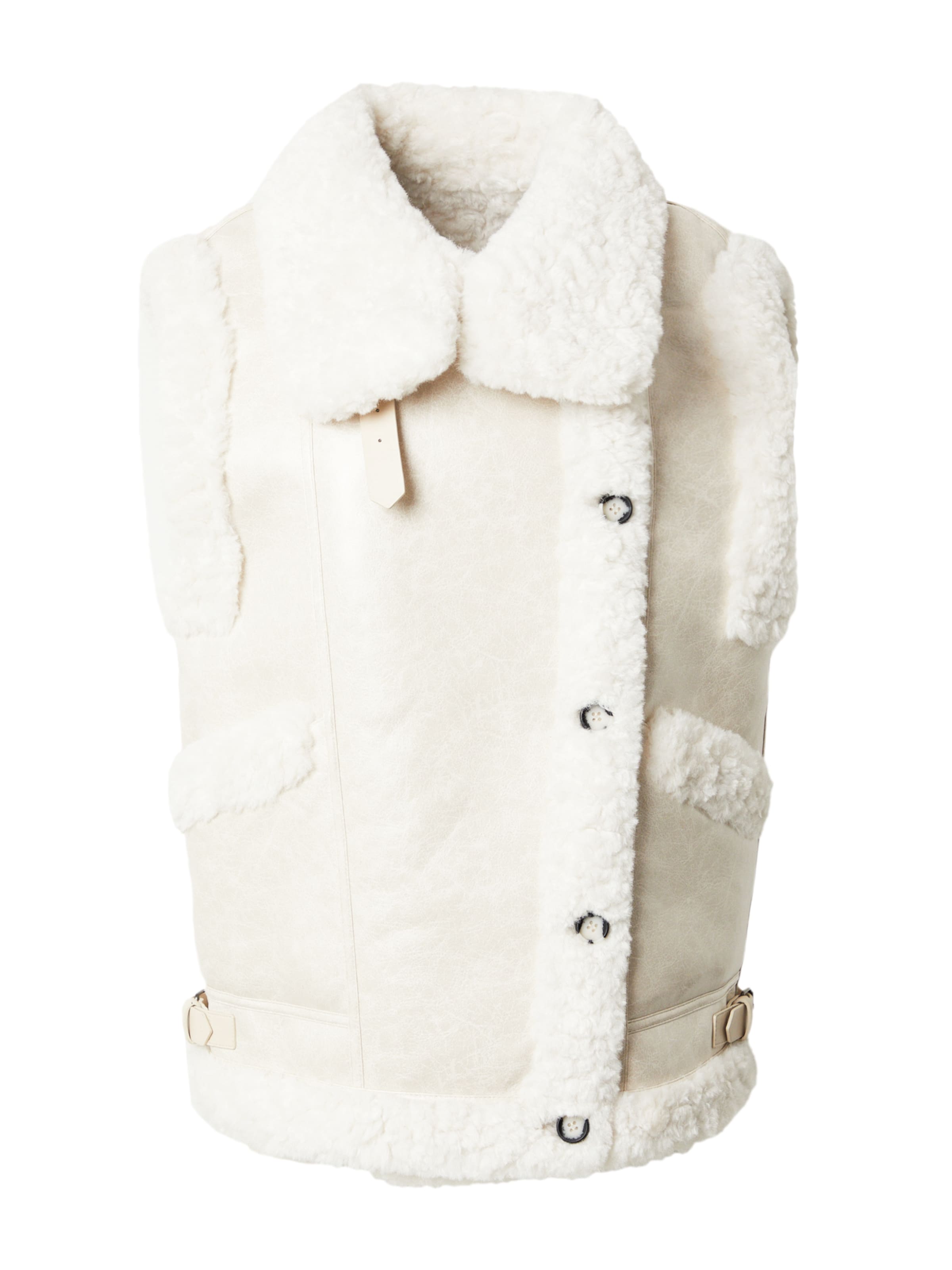 Urban Code Vest in Beige: front