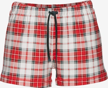 LASCANA - Pantalón de pijama en rojo: frente
