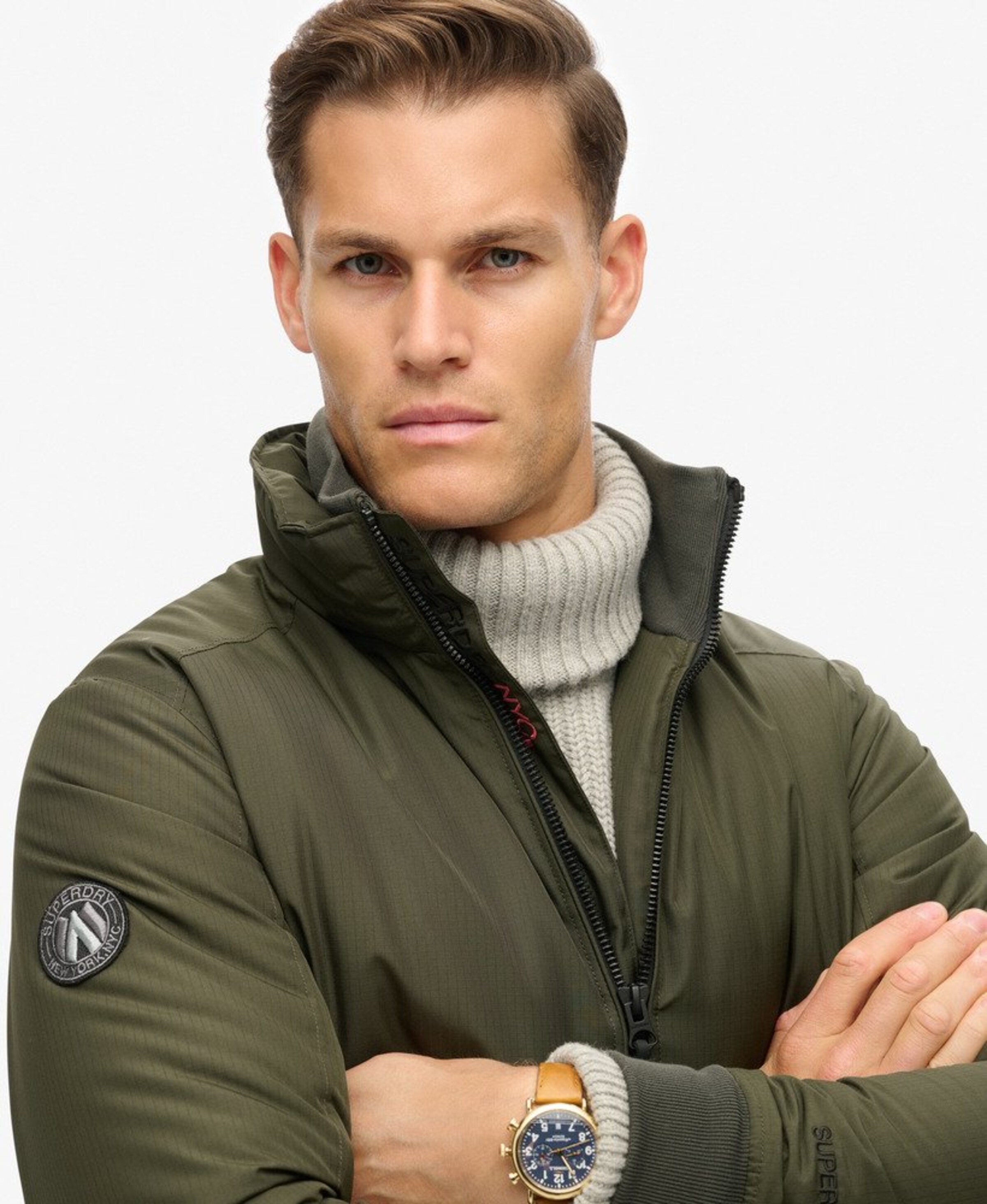 Superdry Tussenjas in Groen