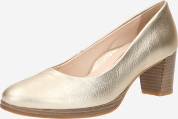 ARA Pumps in Gold: front