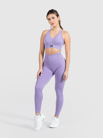 Smilodox Skinny Workout Pants in Purple