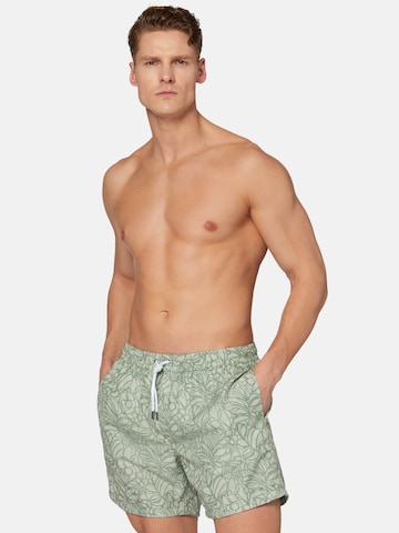 Boggi Milano Board Shorts in Green: front