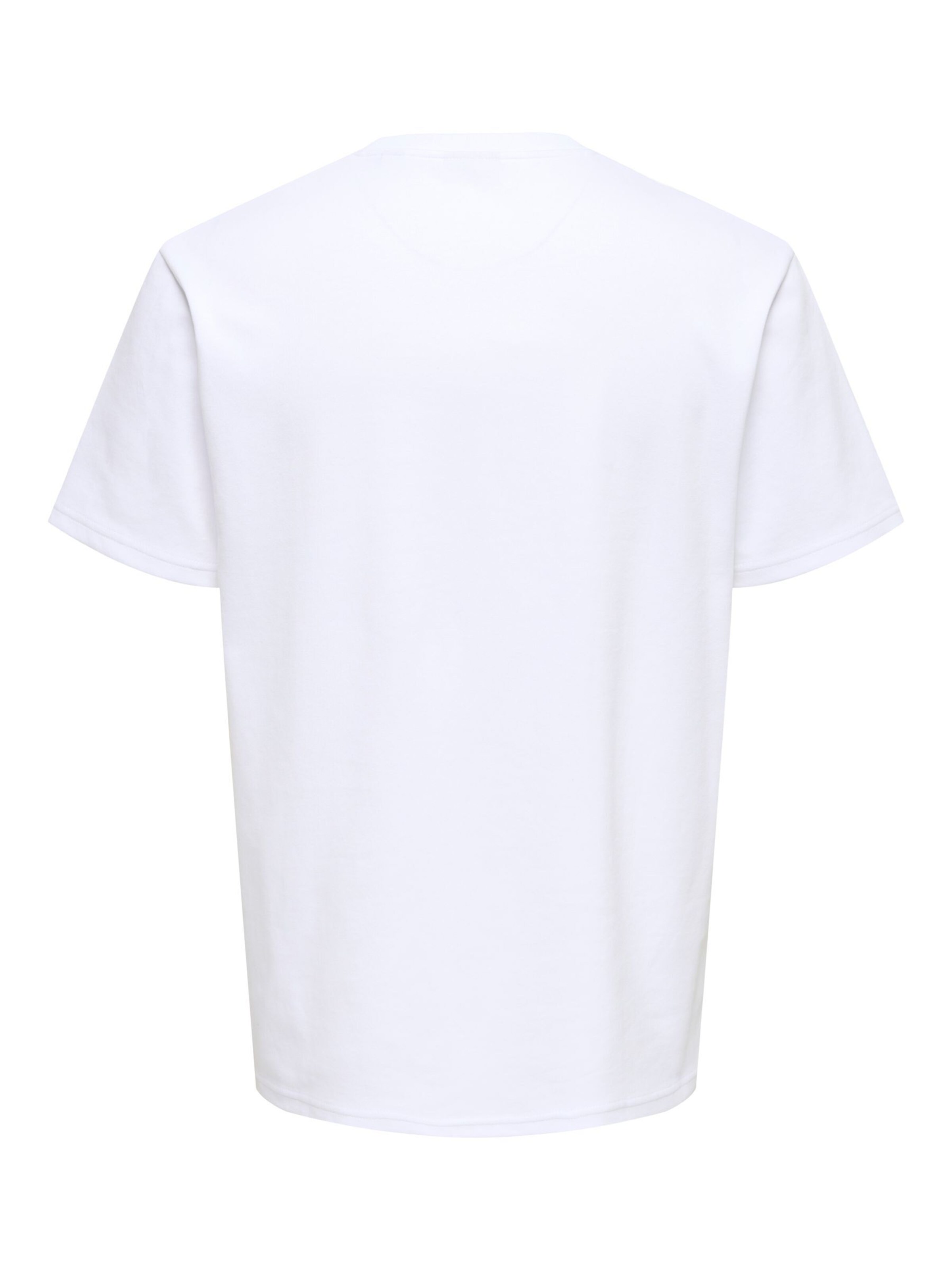 Only & Sons T-Shirt 'ONSCASPIAN' in Weiß