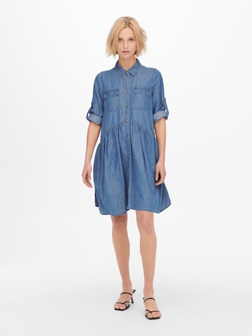 ONLY Shirt Dress 'Chicago' in Blue