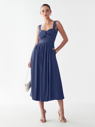 BWLDR Šaty 'Midas' – modrá: přední strana