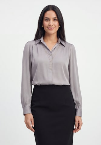 usha BLACK LABEL - Blusa en gris: frente