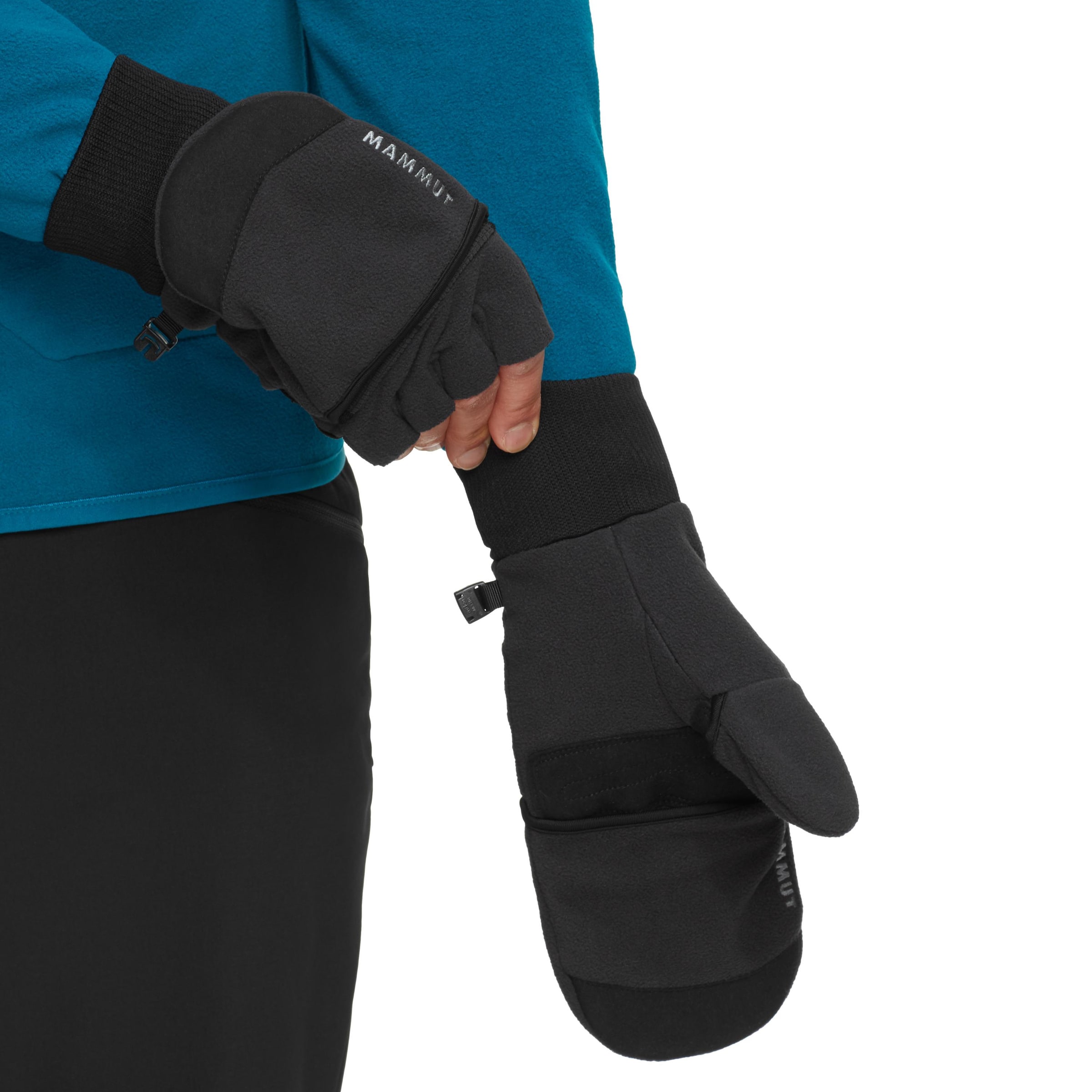 MAMMUT Athletic Gloves 'Shelter' in Black