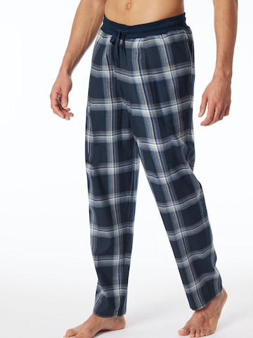 SCHIESSER Pyjamahose in Blau: Vorderseite