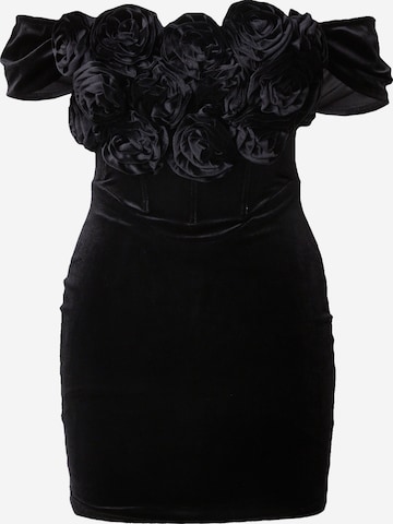 Misspap Dress in Black: front