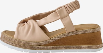 Next Sandal 'Forever Comfort' in Beige: front