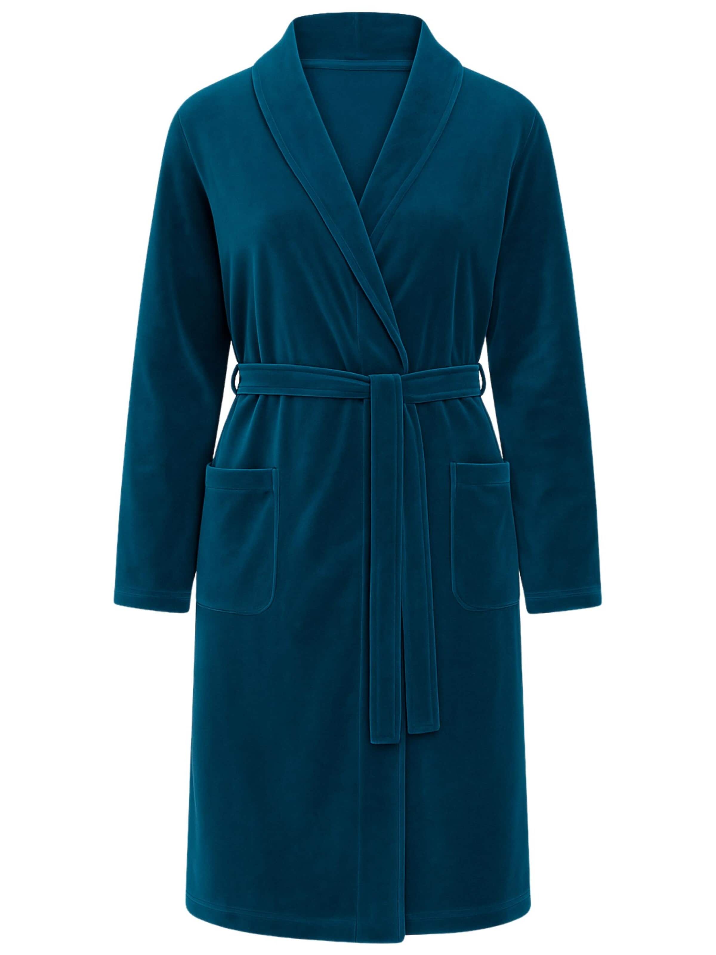 Vivisence Badjas lang  '5022' in Blauw