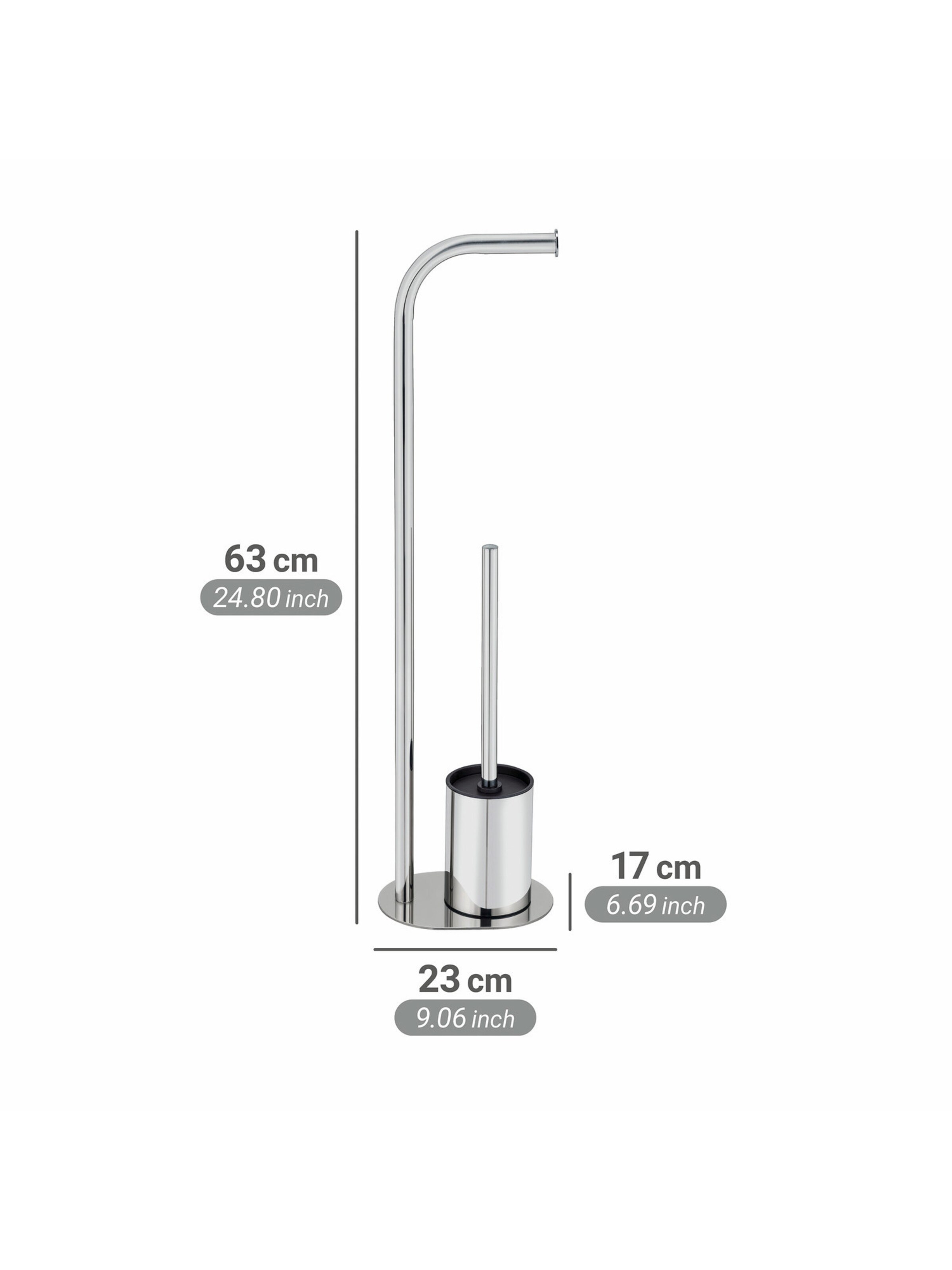 Wenko Toilet Accessories 'Levante' in Silver