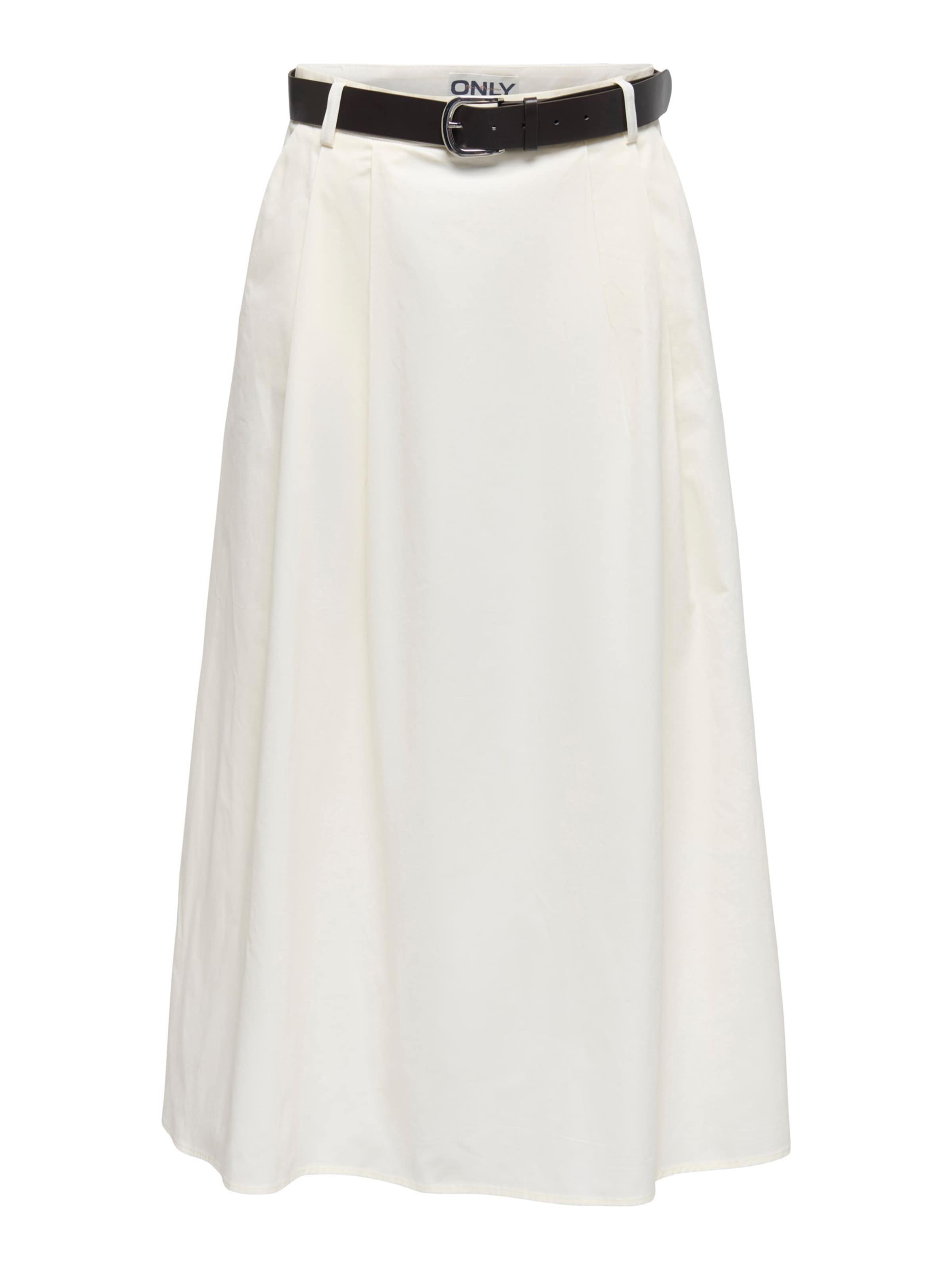 ONLY Jupe 'ONLZora' en blanc, Vue avec produit