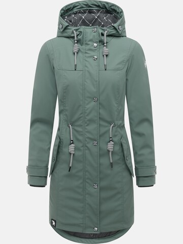 Cappotto funzionale 'L60042' di Peak Time in verde: frontale