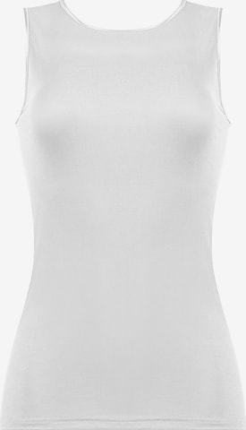 Nina von C. Undershirt 'Fine Cotton' in White: front