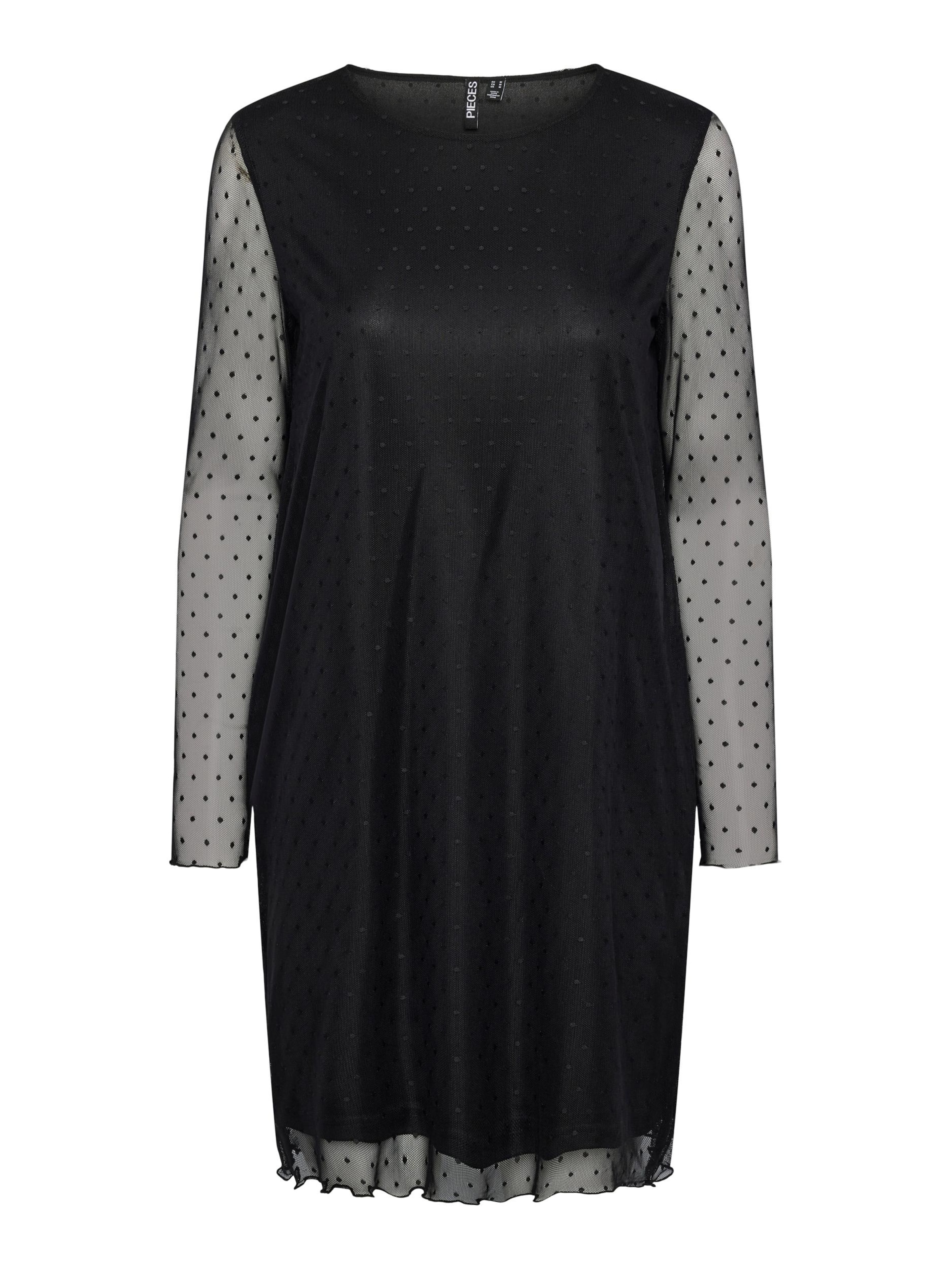 PIECES Sukienka 'NESH' w kolorze czarny: przód