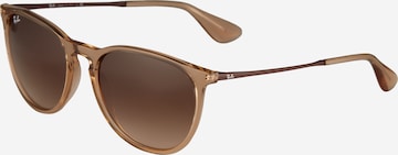 Lunettes de soleil 'Erika' Ray-Ban en marron : devant