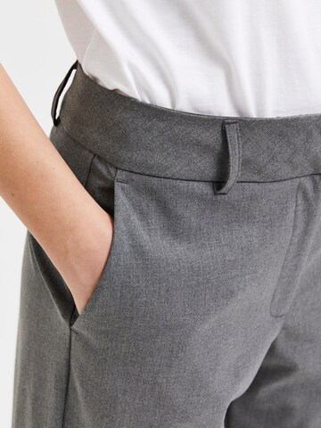 SELECTED FEMME Regular Pleated Pants 'Ria' in Grey