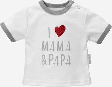 Baby Sweets Shirt 'I love Mama & Papa ' in White | ABOUT YOU Baby Sweets Shirt 'I love Mama & Papa ' in White | ABOUT YOU