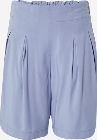 ESPRIT Loose fit Pleat-Front Pants in Blue: front