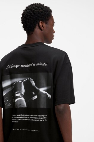 HUGO T-Shirt ' Devrolo' in Schwarz