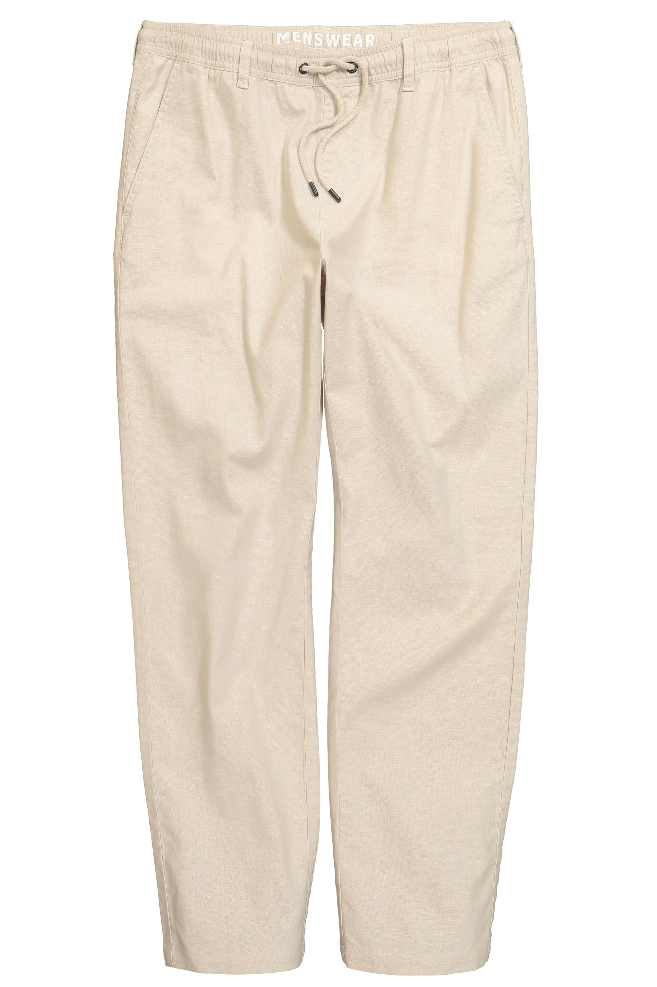 Men Plus Regular Broek in Beige: voorkant