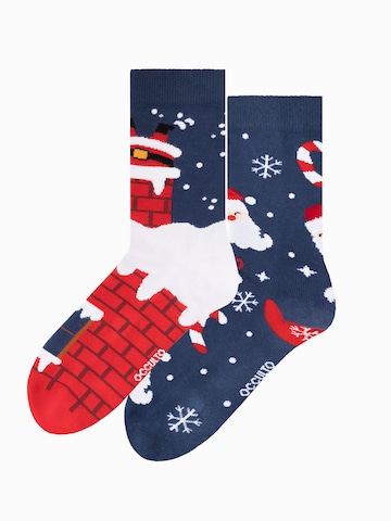 Occulto Socks 'Santa' in Blue