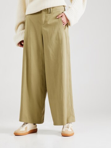 Wide leg Pantaloni eleganți de la DRYKORN pe verde: față