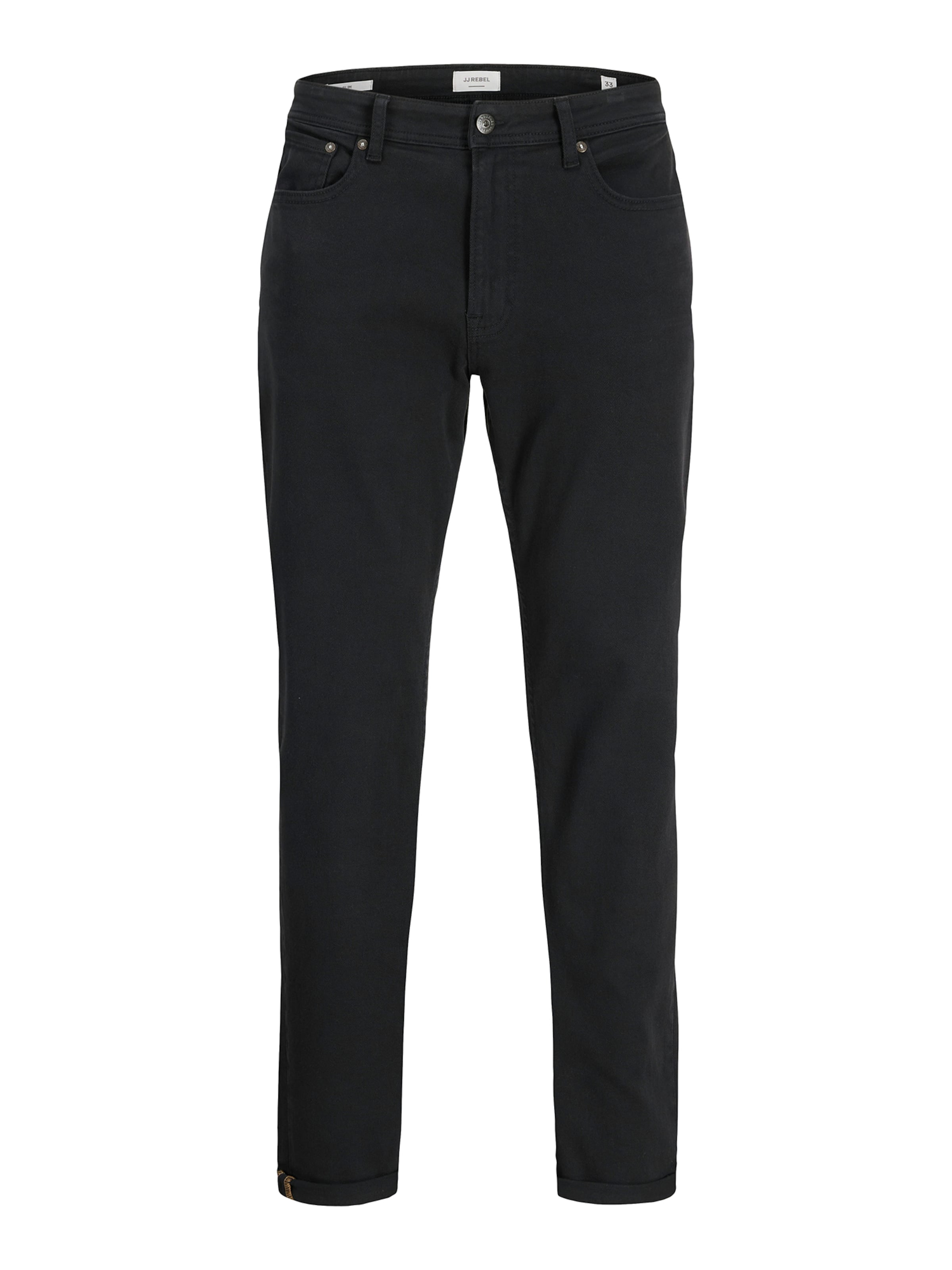 JJ Rebel regular Παντελόνι 'JREBMICKY' σε μαύρο: μπροστά