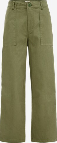 Pantaloni di WE Fashion in verde: frontale