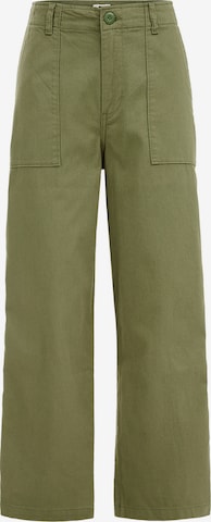 Pantalon WE Fashion en vert : devant