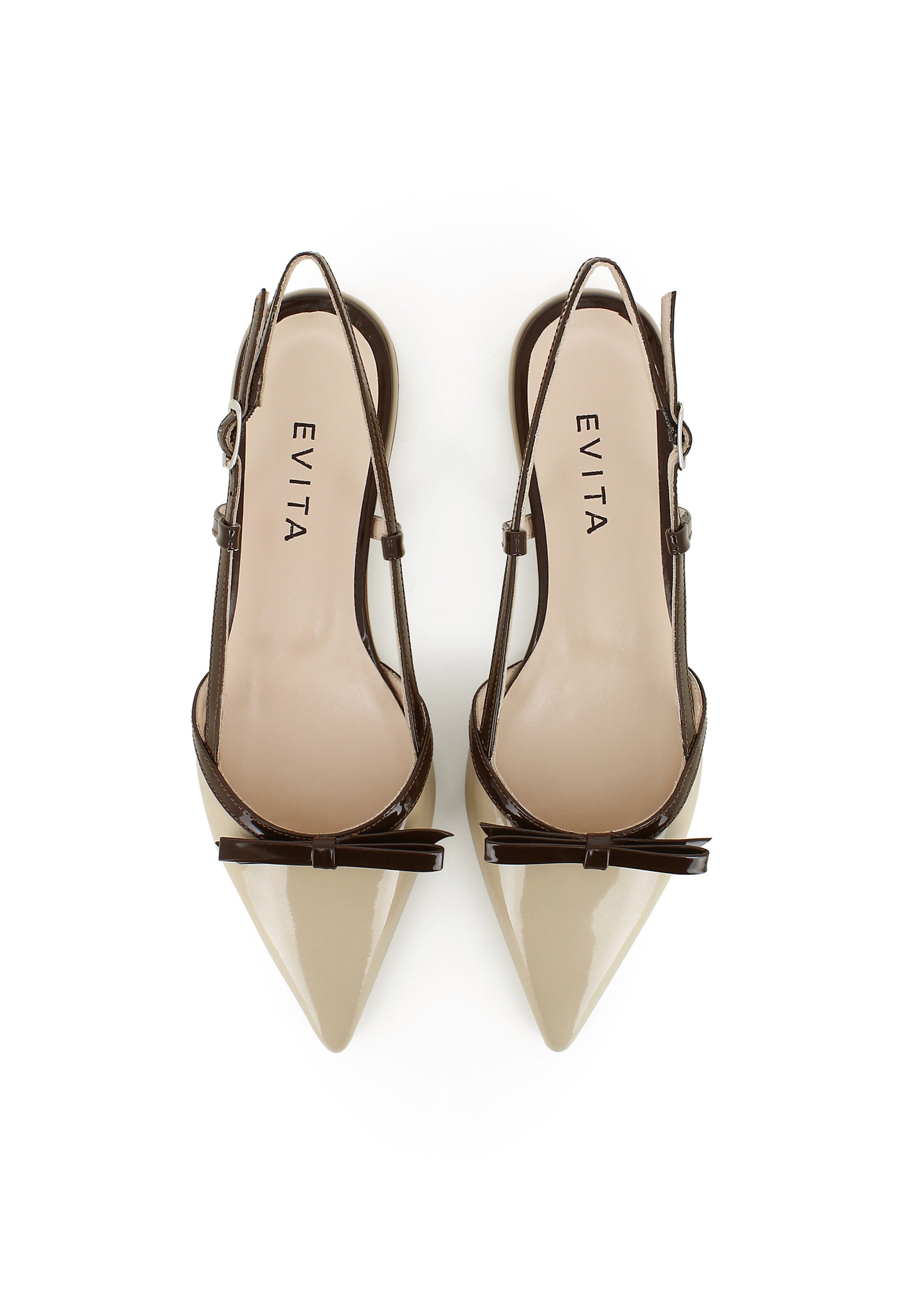 EVITA Slingback pumps 'SONIA' in Beige