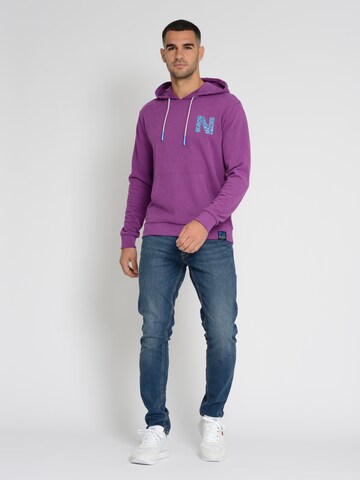 NASSAU Beach Club Sweatshirt ' NB231047 ' in Purple