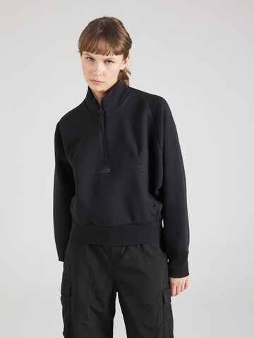 ADIDAS SPORTSWEAR Athletic Sweatshirt 'Z.N.E.' in Black: front